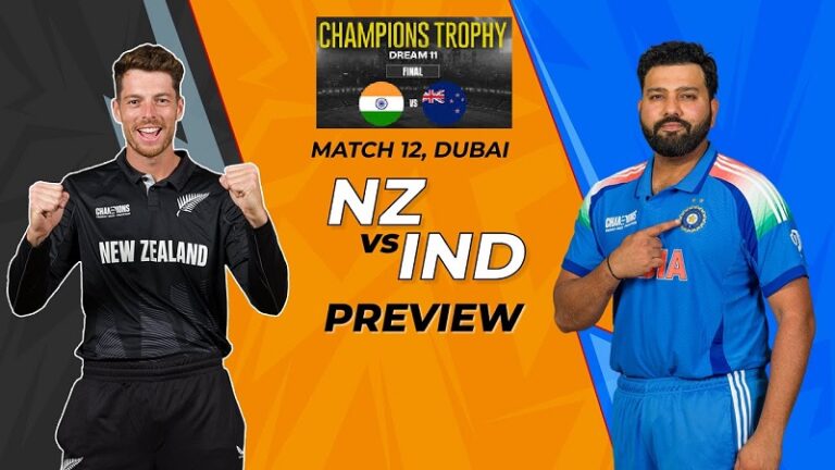 India vs New Zealand Cricket Team Match Preview